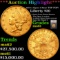 ***Auction Highlight*** 1873-s Gold Liberty Double Eagle Open 3 Near TOP POP! $20 Graded ms61 By SEG