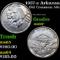 1937-s Arkansas Old Commem Half Dollar 50c Grades Choice+ Unc