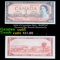 1954 $2 Canadian Note - Modified Portrait Sig. Beattie-Rasminsky Grades Gem CU
