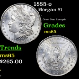 1885-o Morgan Dollar $1 Grades GEM Unc