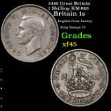 1948 Great Britain 1 Shilling KM-863 Grades xf+