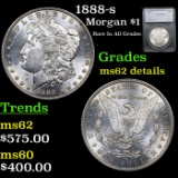 1888-s Morgan Dollar $1 Graded ms62 details By SEGS