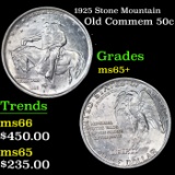 1925 Stone Mountain Old Commem Half Dollar 50c Grades GEM+ Unc