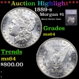 ***Auction Highlight*** 1889-s Morgan Dollar $1 Graded ms64 BY SEGS (fc)
