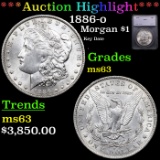 ***Auction Highlight*** 1886-o Morgan Dollar $1 Graded ms63 BY SEGS (fc)