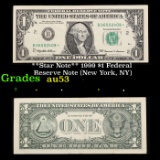 **Star Note** 1999 $1 Federal Reserve Note (New York, NY) Grades Select AU