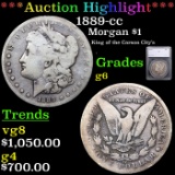 ***Auction Highlight*** 1889-cc Morgan Dollar $1 Grades g6 By SEGS (fc)