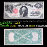 1917 $1 Large Size Legal Tender Note, Sig. of Speelman & White, FR-39 Grades Select CU