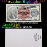 ***Auction Highlight*** Very Cool Tim Prusmack Money Art 4th Issue Fractional Currency 25c George Wa