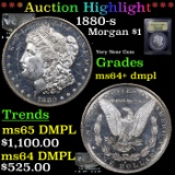 1880-s Morgan Dollar $1 Graded Choice Unc+ DMPL By USCG