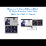 Group of 1 2002-2003 United States Quarters Proof Set - 10 pc set