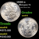 1890-s Morgan Dollar $1 Grades Choice Unc