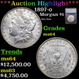 ***Auction Highlight*** 1897-o Morgan Dollar $1 Graded ms64 BY SEGS (fc)