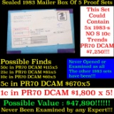 Original sealed box 5- 1983 United States Mint Proof Sets