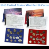 2010 United States Mint Set in Original Government Packaging! 28 Coins Inside!