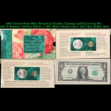 1997 United State Mint Botanical Garden Coinage and Currency Set. 1997-P Botanic Garden Dollar, a 19