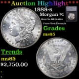 ***Auction Highlight*** 1888-s Morgan Dollar $1 Graded ms65 BY SEGS (fc)