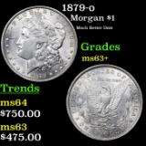 1879-o Morgan Dollar $1 Grades Select+ Unc