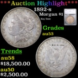 ***Auction Highlight*** 1892-s Morgan Dollar $1 Graded au53 By SEGS (fc)