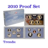 2010 Mint Proof Set In Original Case! 14 Coins Inside!