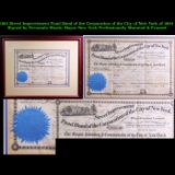 ***Auction Highlight*** 1861 Street Improvement Fund Bond of the Corporation of the City of New York