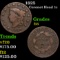 1825 Coronet Head Large Cent 1c Grades f+