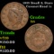 1835 Small 8, Stars Coronet Head Large Cent 1c Grades f+