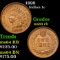 1898 Indian Cent 1c Grades Choice Unc RB