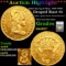 ***Auction Highlight*** 1804 Sm/Lg 8 Draped Bust Gold Half Eagle $5 Near TOP POP! Graded ms63+ By SE