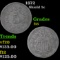 1872 Shield Nickel 5c Grades f+