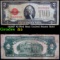 1928F $2 Red Seal United States Note Grades f, fine