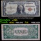 1935A $1 Silver Certificate Hawaii WWII Emergency Currency, Signatures of Julian & Morgenthau Grades