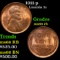 1911-p Lincoln Cent 1c Grades GEM+ Unc RB