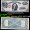 1917 $1 Large Size Legal Tender Note, Signatures of Speelman & White, FR-39  Grades vf+