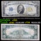1934A $10 Silver Certificate North Africa WWII Emergency Currency Grades vf+