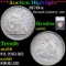 ***Auction Highlight*** 1870-s Seated Half Dollar 50c Graded au55 BY SEGS (fc)