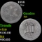 1858 Three Cent Silver 3cs Grades f+