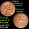 1911-d Lincoln Cent 1c Grades Select Unc RB