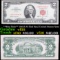 **Star Note** 1963A $2 Red Seal United States Note Grades vf+