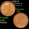 1915-d Lincoln Cent 1c Grades vf+