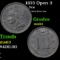 1873 Open 3 Three Cent Copper Nickel 3cn Grades Select Unc