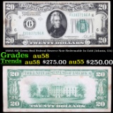 1928A $20 Green Seal Federal Reserve Note Redeemable In Gold (Atlanta, GA) Grades Choice AU/BU Slide