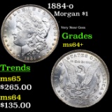 1884-o Morgan Dollar $1 Grades Choice+ Unc