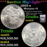 ***Auction Highlight*** 1895-s Morgan Dollar $1 Graded ms64+ By SEGS (fc)
