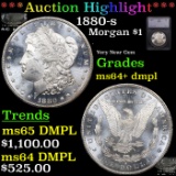 ***Auction Highlight*** 1880-s Morgan Dollar $1 Graded ms64+ dmpl BY SEGS (fc)
