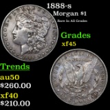1888-s Morgan Dollar $1 Grades xf+