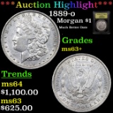 ***Auction Highlight*** 1889-o Morgan Dollar $1 Graded Select+ Unc By USCG (fc)