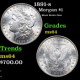 1891-s Morgan Dollar $1 Grades Choice Unc