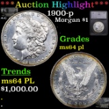 ***Auction Highlight*** 1900-p Morgan Dollar $1 Graded ms64 pl BY SEGS (fc)