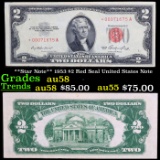 **Star Note** 1953 $2 Red Seal United States Note Grades Choice AU/BU Slider